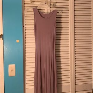 Fashion Nova mauve Maxi Dress with slits